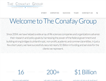 Tablet Screenshot of conafaygroup.com